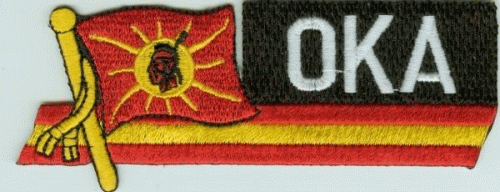 Mohawk Indianer OKA Sidekickaufnäher Patch