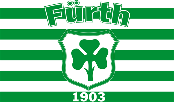 Fürth mit Streifen Flagge 90x150 cm