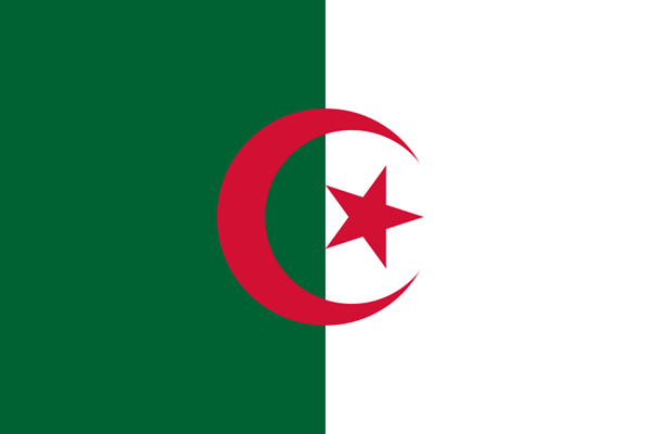 Algerien Aufkleber 8 x 5 cm super günstig VPE 10 Stück