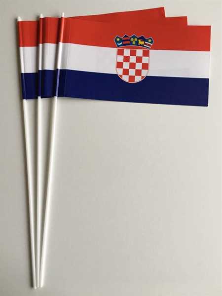 Kroatien Papierflagge VPE 50 Stück Abverkauf
