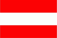 Österreich Bootsflagge 30x45 cm Österreich Bootsflagge 30x45 cm