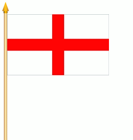 England Stockflagge 30x45 cm