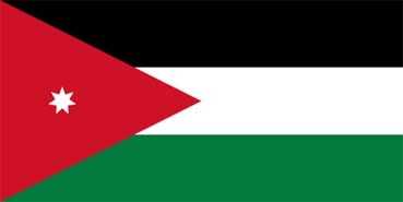 Jordanien Aufkleber 8 x 5 cm super günstig VPE 10 Stück