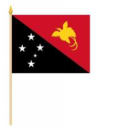 Papua Neuguinea Stockflagge 30x45 cm