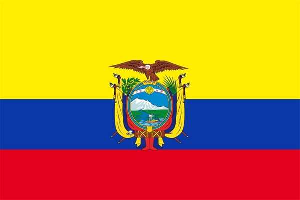 Ecuador Aufkleber 8 x 5 cm super günstig VPE 10 Stück