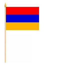Armenien Stockflagge 30x45 cm