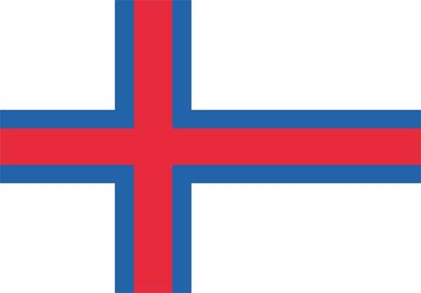 Färöerinseln Flagge 60x90 cm
