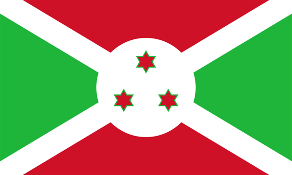 Burundi Flagge 90x150 cm