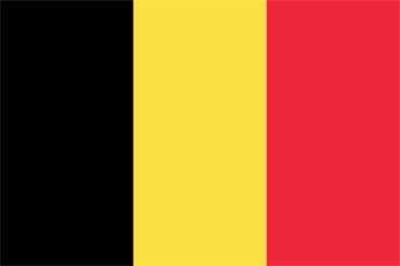 Belgien Aufkleber 8 x 5 cm super günstig VPE 10 Stück