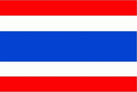 Thailand Bootsflagge 30x40 cm Thailand Bootsflagge 30x40 cm