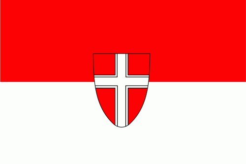 Wien Flagge 90x150 cm,160 Dernier (G)