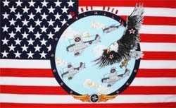 USA Wings Over America Flagge 90x150 cm Abverkauf