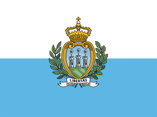 San Marino Flagge 60x90 cm