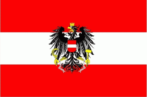 Österreich mit Wappen Flagge 90x150 cm Sonderangebot 68d