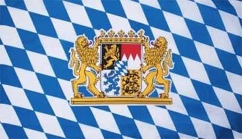 Bayern mit Löwen Staatswappen Aufkleber 8 x 5 cm super günstig VPE 10 Stück