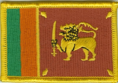 Sri Lanka Aufnäher / Patch