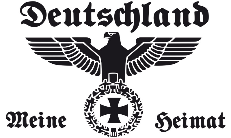 Fahne Flagge Reichsadler Deutschland meine Heimat 100 x 150 cm Premiumqualität