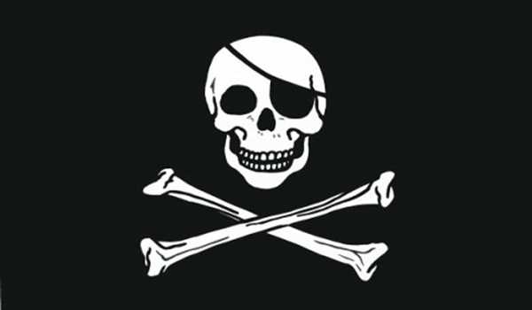 Pirat Skull & Bones Flagge 60x90 cm