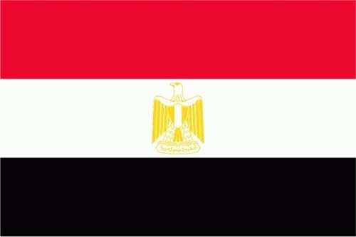 Ägypten Bootsflagge 30x45 cm