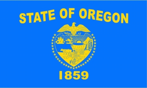 State of Oregon America USA Flagge Fahne Hißflagge Hißfahne 150 x 90 cm 