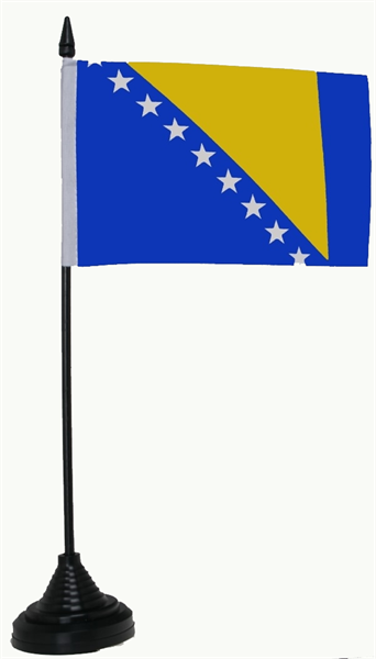 Bosnien-Herzegowina Tischflagge 10x15 cm