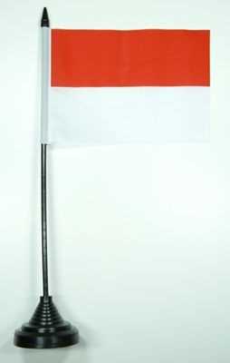 Indonesien Tischflagge 10x15 cm