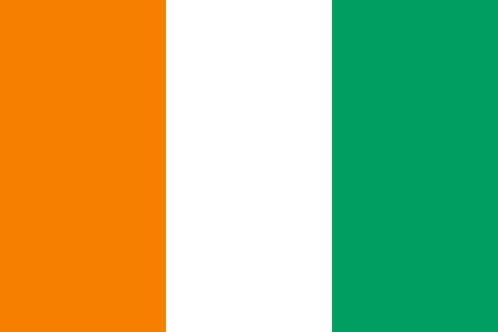 Fahne Flagge Elfenbeinküste 60 x 90 cm 