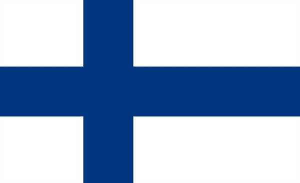 Finnland Bootsflagge 30x40 cm