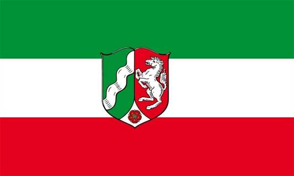 Nordrhein-Westfalen Flagge 90x150 cm,160 Dernier (G)