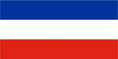 Serbien und Montenegro Flagge 60x90 cm