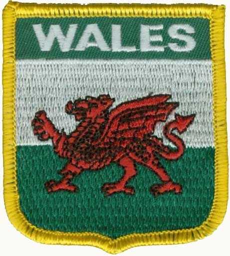 Wales Wappenaufnäher / Patch