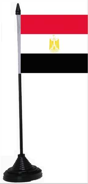 Ägypten Tischflagge 10x15 cm