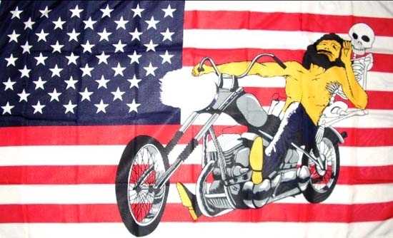 USA Easy Rider Flagge 60x90 cm,160 Dernier (G)
