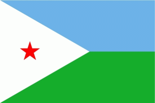 Dschibuti Flagge 90x150 cm,160 Dernier (G)A