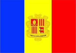 Andorra Flagge 60x90 cm