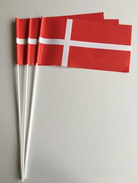 Dänemark Papierflagge VPE 50 Stück Abverkauf