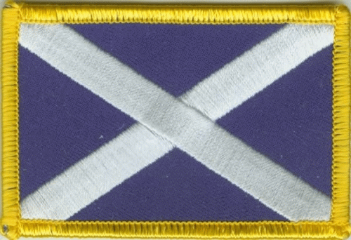 Schottland kleine Aufnäher / Patch 4x6 cm