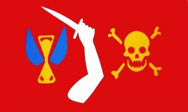 Pirat Christopher Moody Flagge 90x150 cm Abverkauf