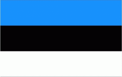 Estland Bootsflagge 30x40 cm