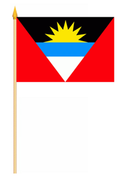 Antigua und Barbuda Stockflagge 30x45 cm Digitaldruck