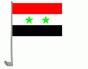 Syrien / Syria Autoflagge 30x40 cm