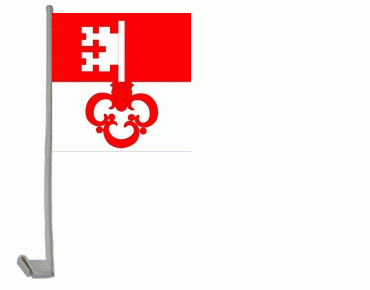 Obwalden / Obwald (Schweiz) Autoflagge 30x30 cm Abverkauf