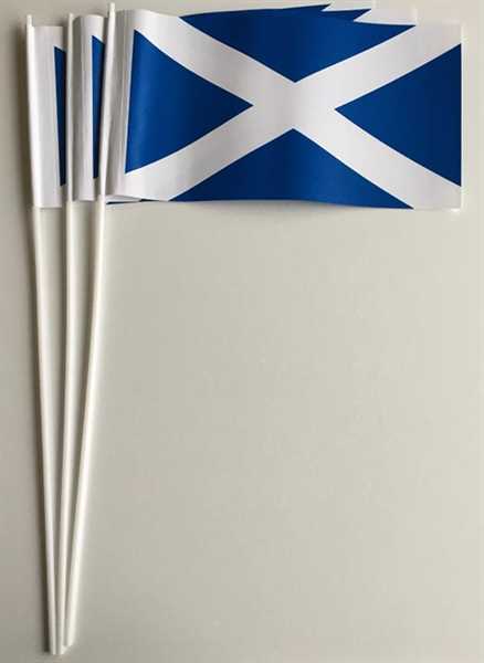 Schottland Papierflagge VPE 50 Stück Abverkauf