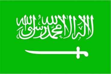 Saudi-Arabien Aufkleber 8 x 5 cm super günstig VPE 10 Stück