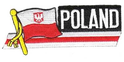 Polen mit Wappen Sidekickaufnäher Patch