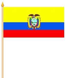 Ecuador Stockflagge 30x40 cm Abverkauf