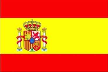 Spanien Aufkleber 8 x 5 cm super günstig VPE 10 Stück