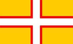 Dorset gelb Flagge 90x150 cm