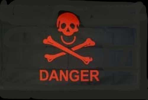 Pirat - Danger Flagge 90x150 cm