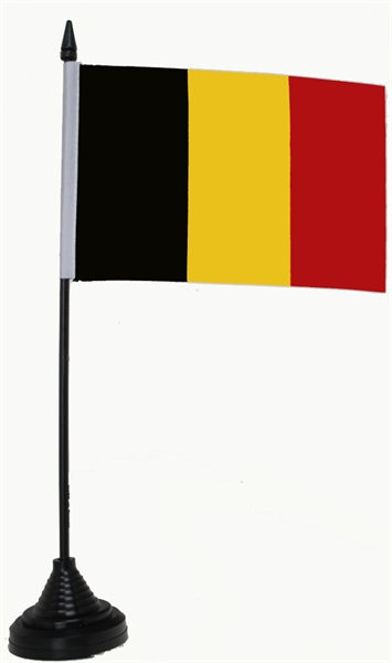 Belgien Tischflagge 10x15 cm (Digitaldruck)